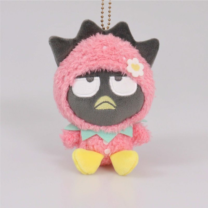 [BADTZ MARU STRAWBERRY] "Ichigo Shinbun 50th Anniversary x Munyugurumi Patio POPUP STORE" Plush Keychain - Rosey’s Kawaii Shop