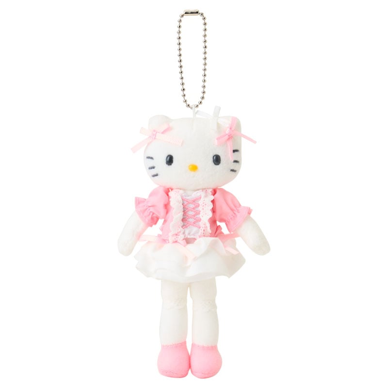 [BALLERINA / HELLO KITTY] Sanrio Closet Collection" Plush Keychain - Rosey’s Kawaii Shop