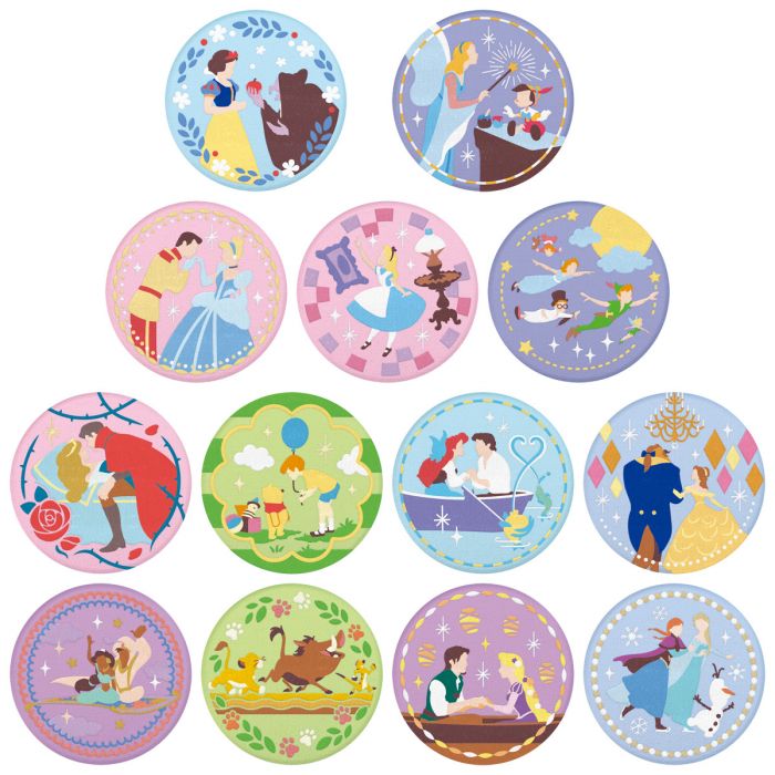 BANDAI "Disney Embroidery Badge & Cookies" Blind Bag - Rosey’s Kawaii Shop