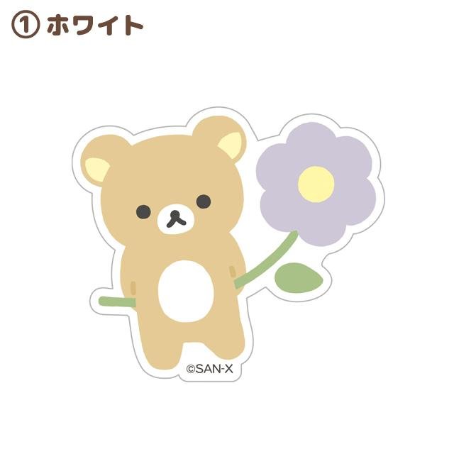 "BASIC Rilakkuma Flower" Die Cut Sticker - Rosey’s Kawaii Shop