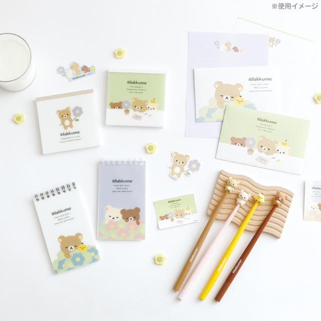 "BASIC Rilakkuma Flower" Die Cut Sticker - Rosey’s Kawaii Shop