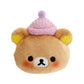 [BEANIE RILAKKUMA / Sapporo Parco] LIMITED "Rilakkuma Store Manager" Plush Badge - Rosey’s Kawaii Shop