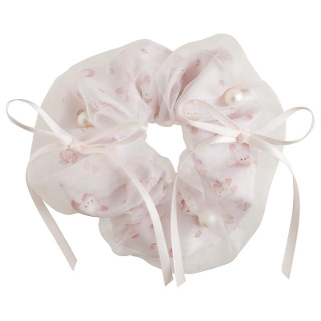 "Sugarcocomuu Bows & Frill" Scrunchie