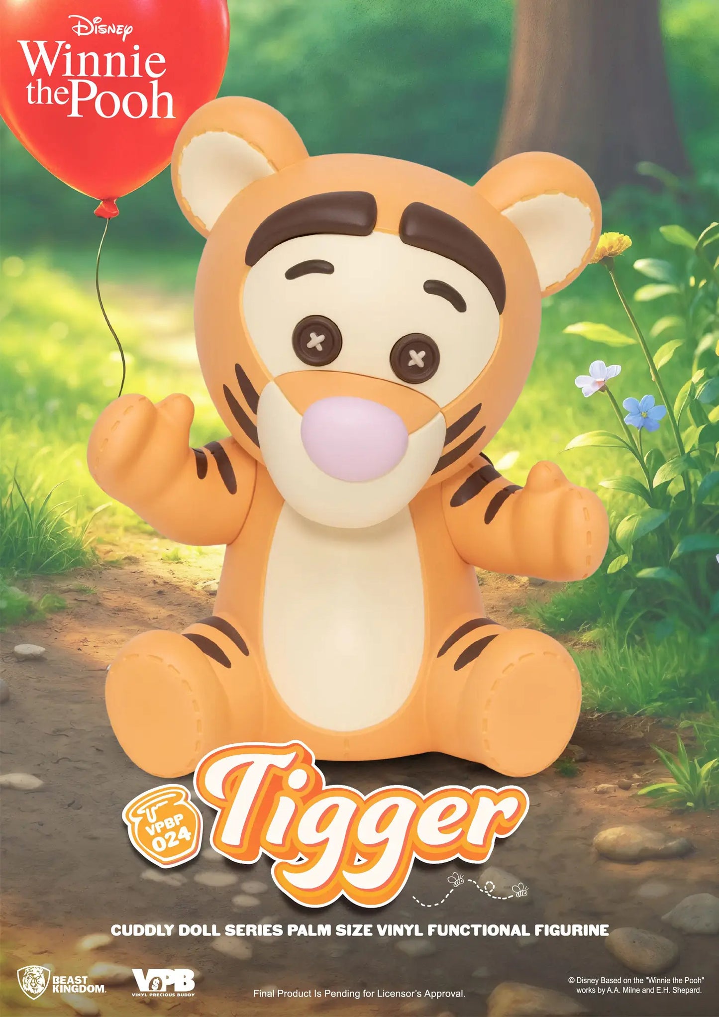 [TIGGER] "Winnie the Pooh Cuddly Doll" Figure Coin Bank