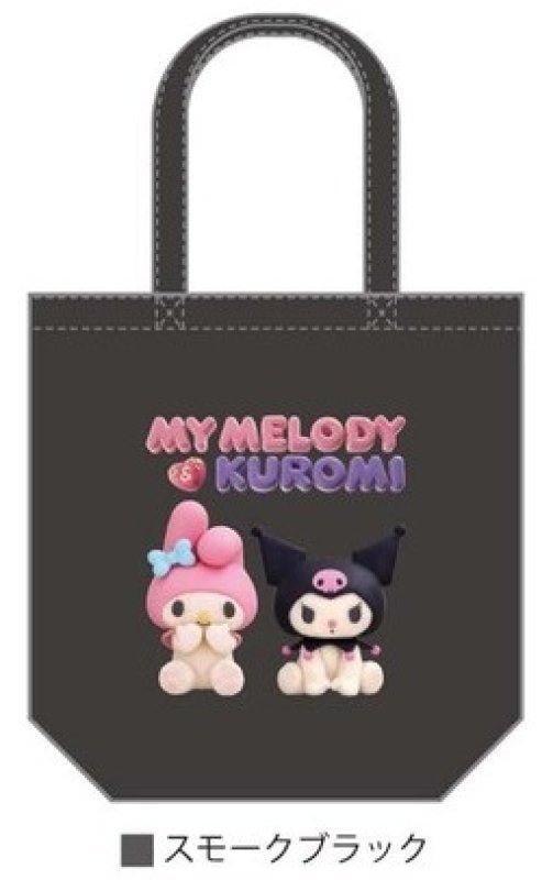 [BLACK] LIMITED "Netflix Series My Melody & Kuromi" Tote Bag - Rosey’s Kawaii Shop