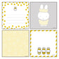 [BLACK] "Miffy 70th Anniversary" Square Memo Pad - Rosey’s Kawaii Shop