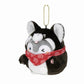 [BLACK SHIBA INU] "Koupenchan" Plush Keychain - Rosey’s Kawaii Shop