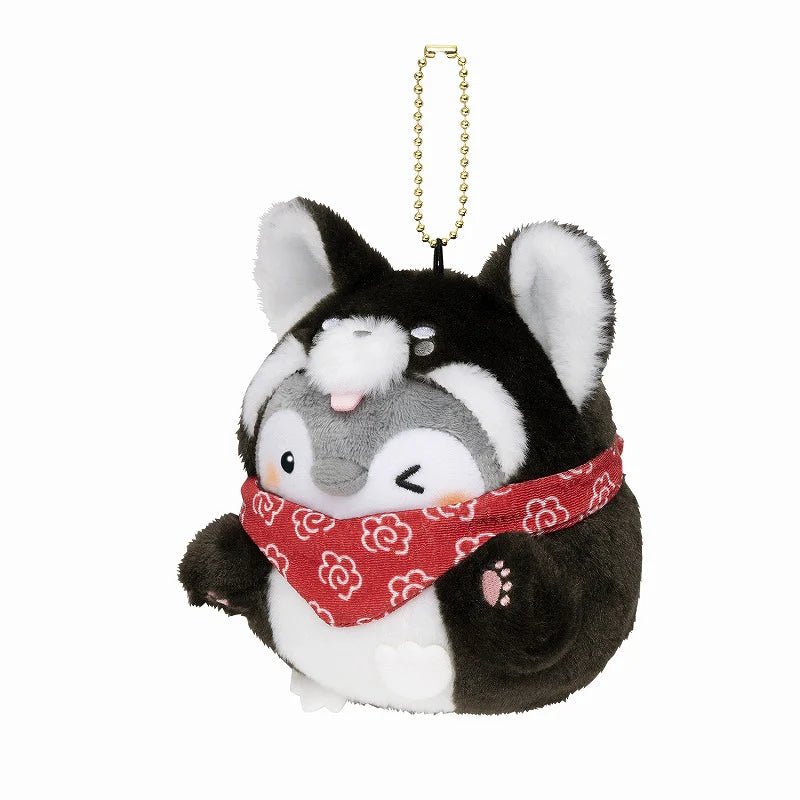 [BLACK SHIBA INU] "Koupenchan" Plush Keychain - Rosey’s Kawaii Shop
