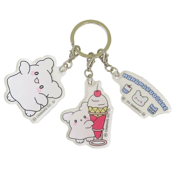 [BLUE] "Hanamaruobake Pastel Sweets" 3P Acrylic Keychain - Rosey’s Kawaii Shop