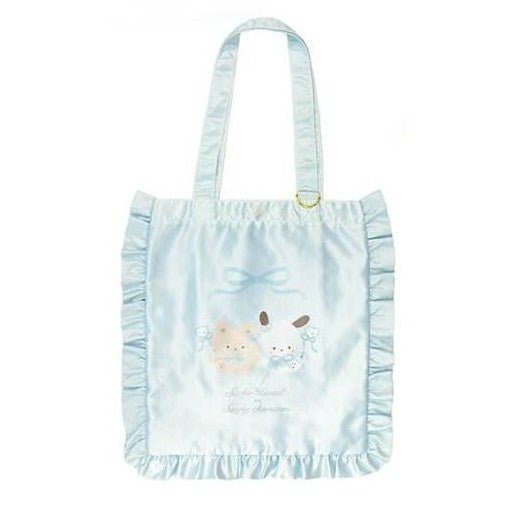 [BLUE] LIMITED "Studio Haneul x Sanrio" Frill Tote Bag - Rosey’s Kawaii Shop