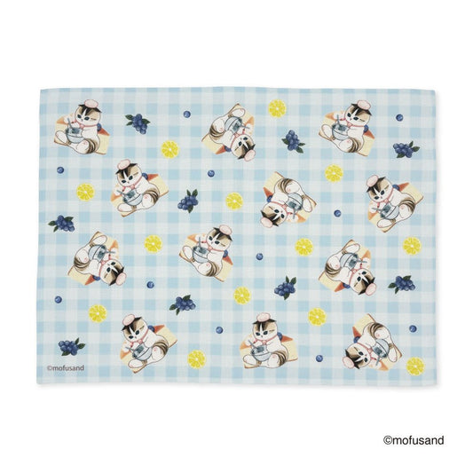 [BLUE] "Mofusand Berry Desserts" Lunch Mat - Rosey’s Kawaii Shop