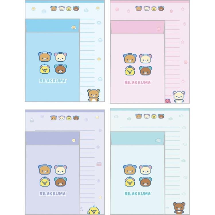 [BLUE] "Rilakkuma Gaming Series" Letter Set - Rosey’s Kawaii Shop