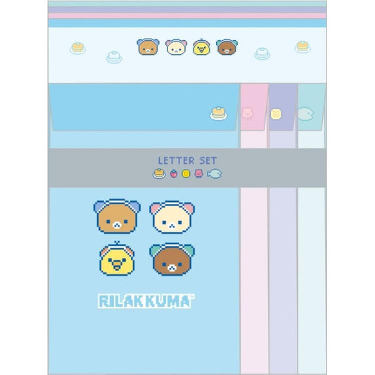 [BLUE] "Rilakkuma Gaming Series" Letter Set - Rosey’s Kawaii Shop