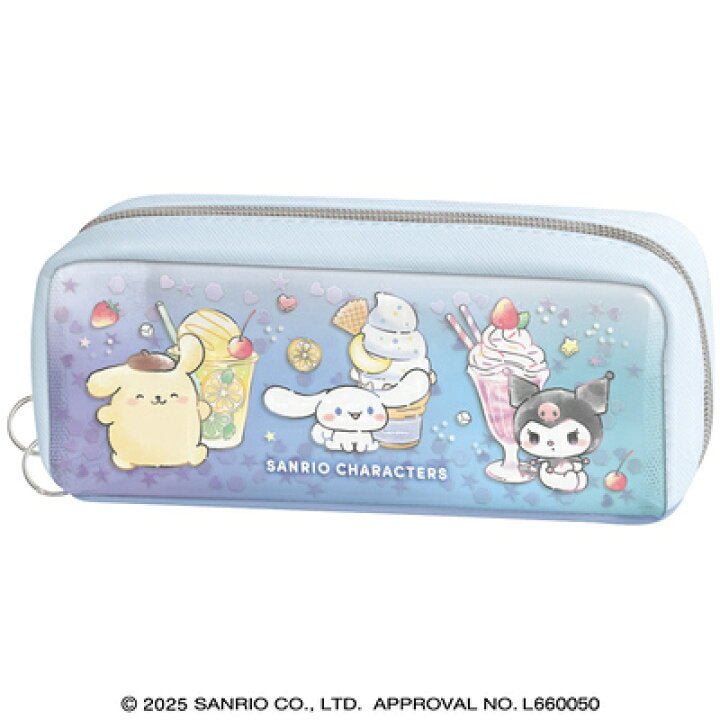 [BLUE] "Sanrio Chimachima Sweets Shakashaka" Pencil Case - Rosey’s Kawaii Shop