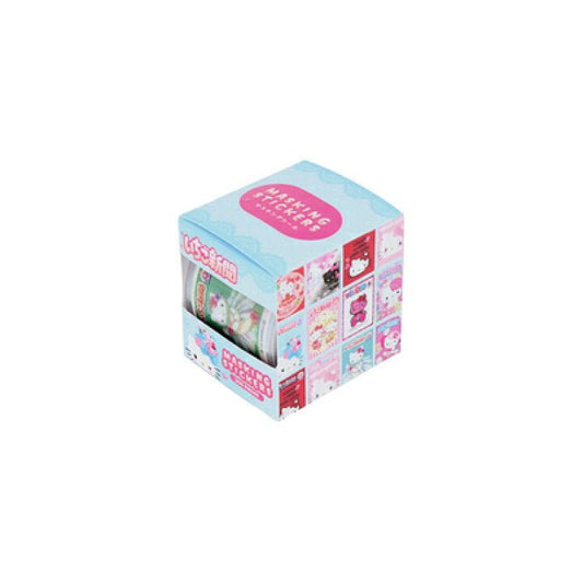 [BLUE] "Sanrio Strawberry News 50th Anniversary" Boxed Masking Stickers - Rosey’s Kawaii Shop