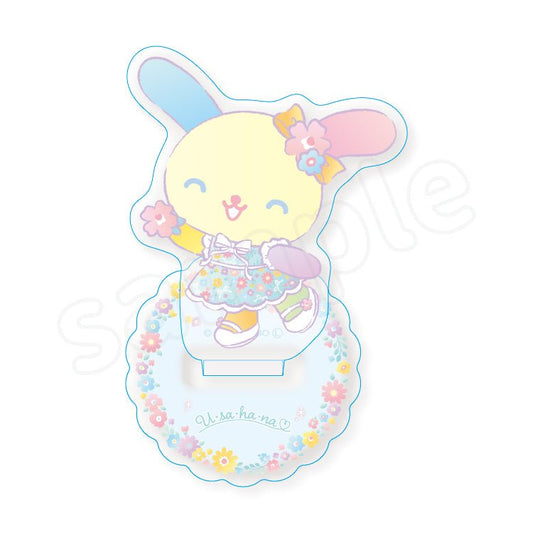 [BLUE] "Usahana Fluffy Floral" Acrylic Stand - Rosey’s Kawaii Shop