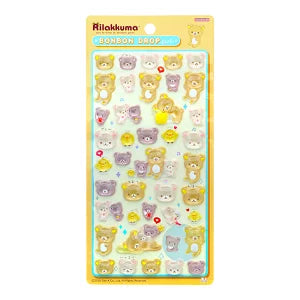 [YELLOW] "Rilakkuma" Bonbon Drop Sticker Sheet