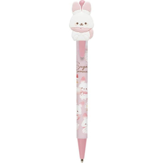 [BRIGHT PINK] "Sugarcocomuu" Ballpoint Pen with Mascot - Rosey’s Kawaii Shop