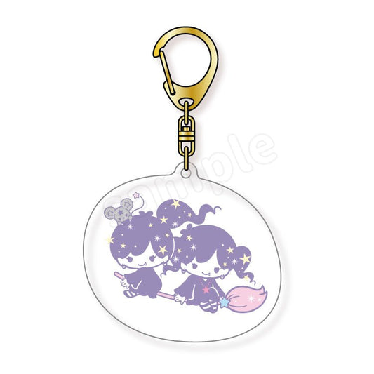 [BROOM] "Little Twin Stars: Magical Twin Comets" Keychain - Rosey’s Kawaii Shop