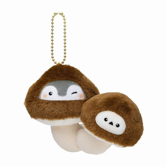 [BROWN] "Koupenchan Mushroom" Plush Keychain - Rosey’s Kawaii Shop