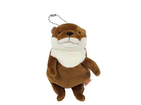 [BROWN OTTER] "Fuwatoro Animal" Plush Keychain - Rosey’s Kawaii Shop