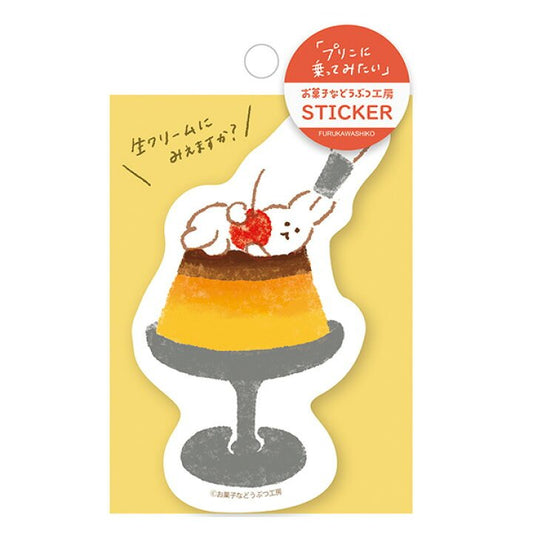 [BUNNY] "Sweets & Animals Workshop" Die Cut Sticker - Rosey’s Kawaii Shop