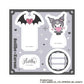 [C / DEVIL WINGS] "Astilbe x Kuromi" Acrylic Stand - Rosey’s Kawaii Shop
