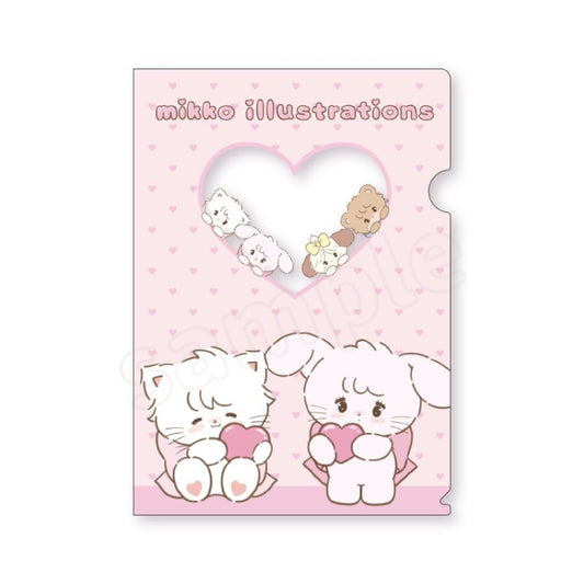 [C] "Mikko Illustrations" Clear File - Rosey’s Kawaii Shop