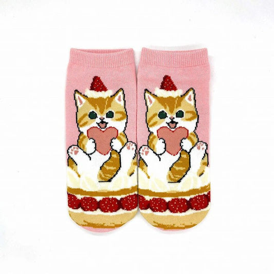 [CAKE] "Mofusand" Ankle Socks - Rosey’s Kawaii Shop
