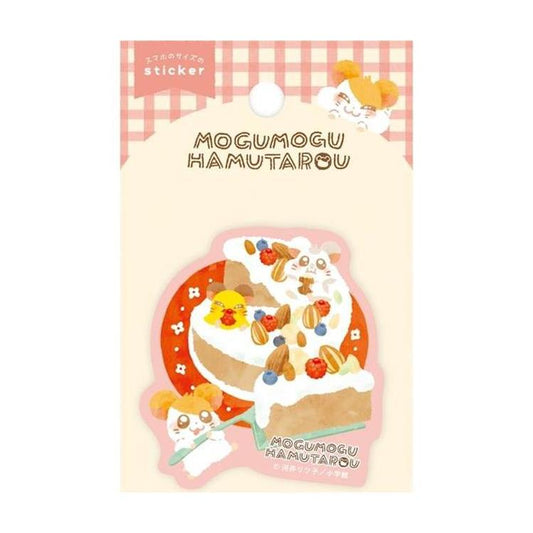 [CAKE] "Mogumogu Hamtaro" Die - Cut Sticker - Rosey’s Kawaii Shop