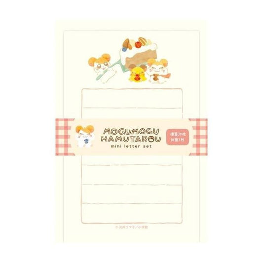 [CAKE] "Mogumogu Hamtaro" Mini Letter Set - Rosey’s Kawaii Shop
