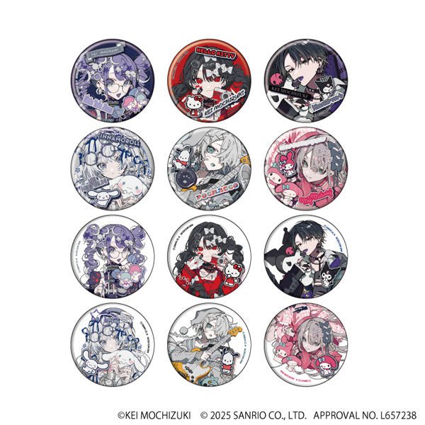 [CAN BADGE] "Kei Mochizuki x Sanrio" Blind Bag - Rosey’s Kawaii Shop