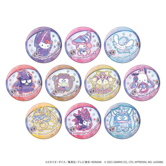 [CAN BADGE] "Yu - Gi - Oh! x Sanrio" Blind Bag - Rosey’s Kawaii Shop