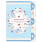 [BLUE CHERRY] "Sanrio Characters Strawberry & Cherry Cake" 5 Pocket File Folder