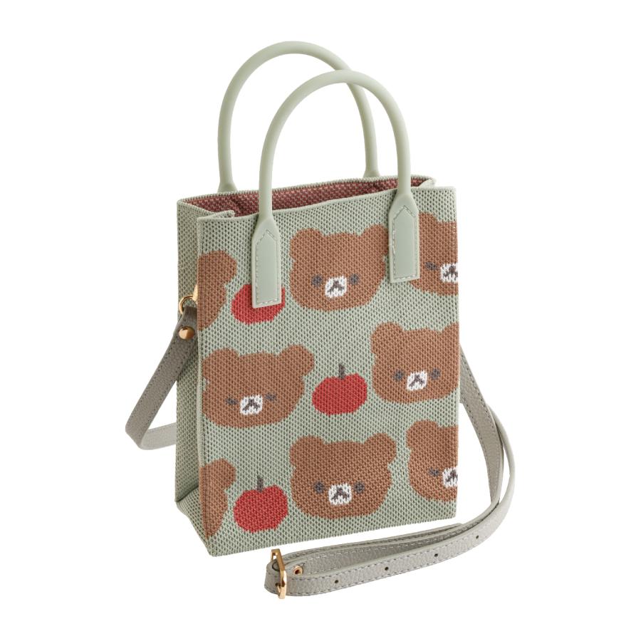 [CHAIROIKOGUMA] LIMITED "Rilakkuma Store in GINZA" Knit Shoulder Bag - Rosey’s Kawaii Shop