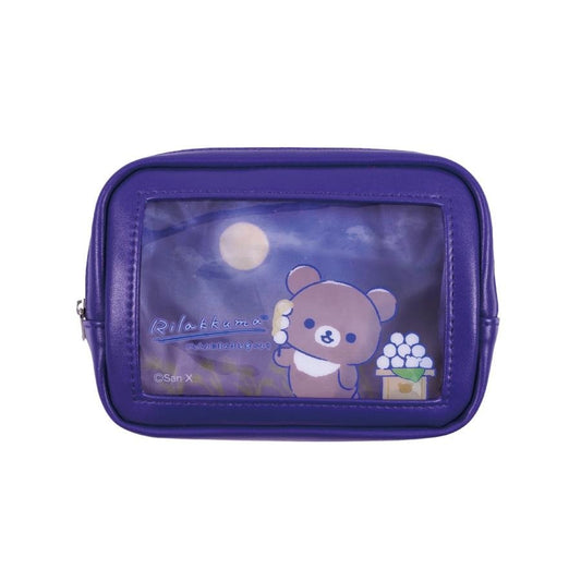 [CHAIROIKOGUMA] LIMITED "Rilakkuma Store in GINZA Thinking of You" Clear Pouch - Rosey’s Kawaii Shop