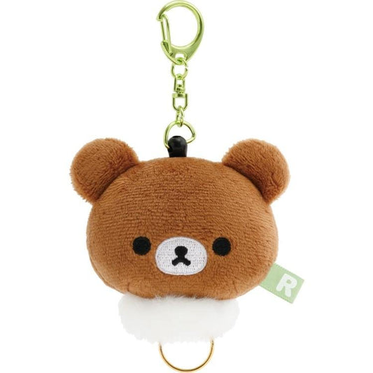 [CHAIROIKOGUMA] "Rilakkuma" Plush Reel Keychain - Rosey’s Kawaii Shop
