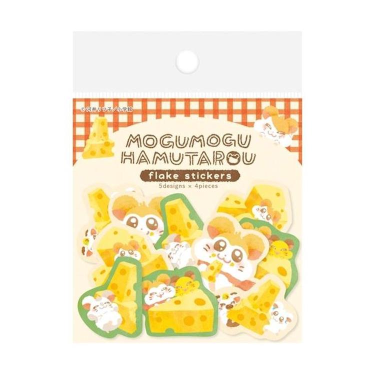 [CHEESE] "Mogumogu Hamtaro" Sticker Flakes - Rosey’s Kawaii Shop