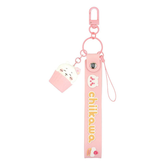 [CHIIKAWA] "Chiikawa Cupcake" Hand Strap with Mascot - Rosey’s Kawaii Shop