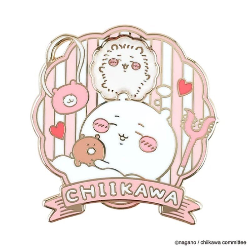 [CHIIKAWA] "Chiikawa Large Swivel Pin" Badge - Rosey’s Kawaii Shop
