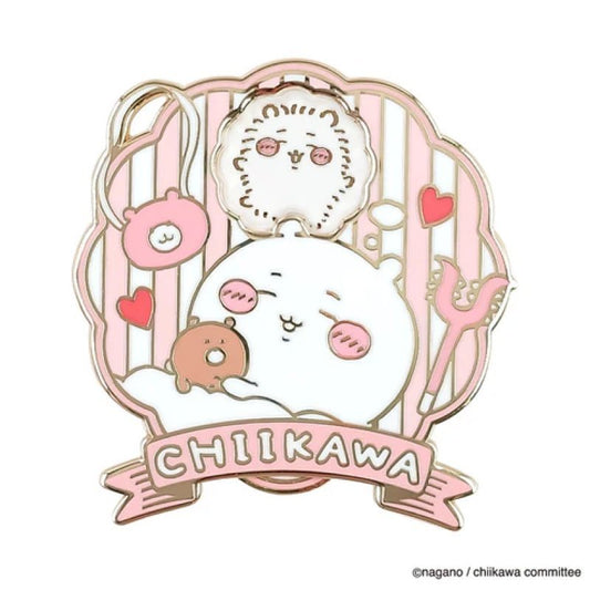 [CHIIKAWA] "Chiikawa Large Swivel Pin" Badge - Rosey’s Kawaii Shop