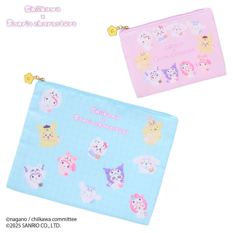 "Chiikawa x Sanrio" Flat Pouch Set - Rosey’s Kawaii Shop