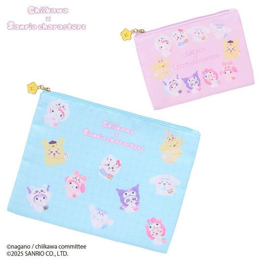 "Chiikawa x Sanrio" Flat Pouch Set - Rosey’s Kawaii Shop