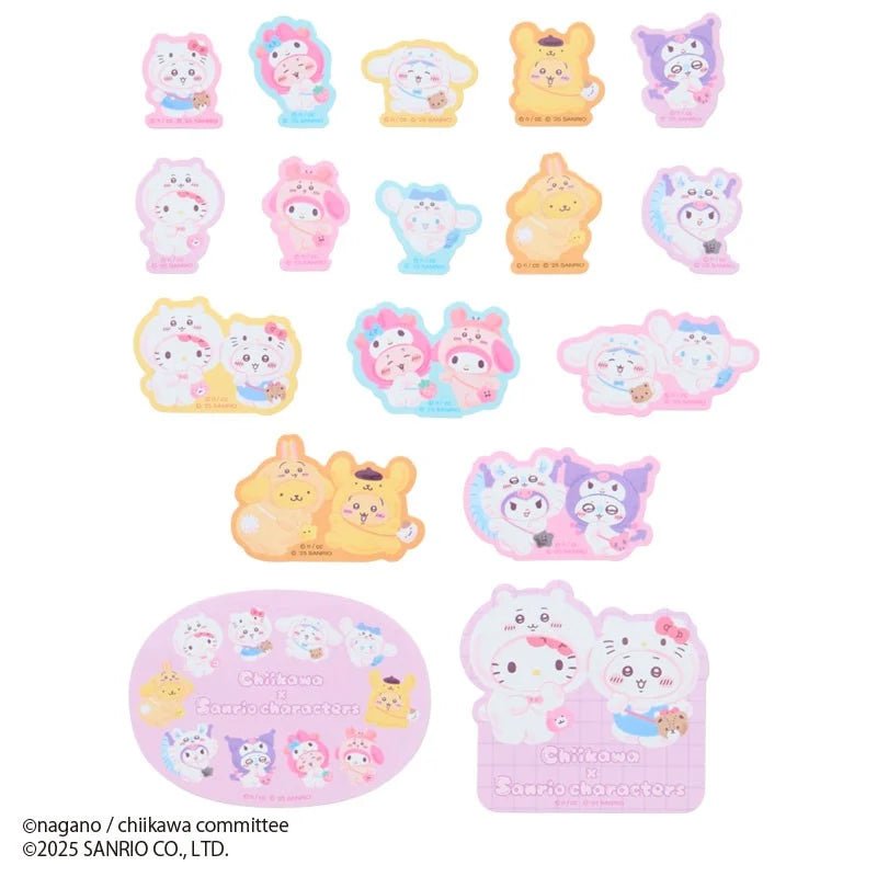 "Chiikawa x Sanrio" Stickers - Rosey’s Kawaii Shop