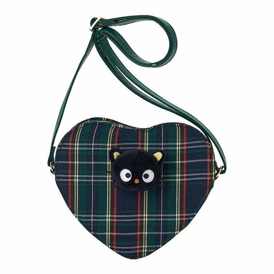 [CHOCOCAT] "Sanrio Tartan Check" Heart Pochette - Rosey’s Kawaii Shop
