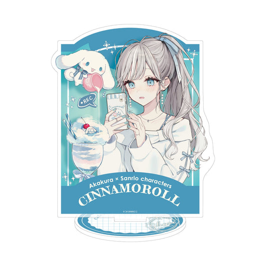 [CINNAMOROLL] "Akakura x Sanrio: Cafe & Parfait" Acrylic Stand - Rosey’s Kawaii Shop