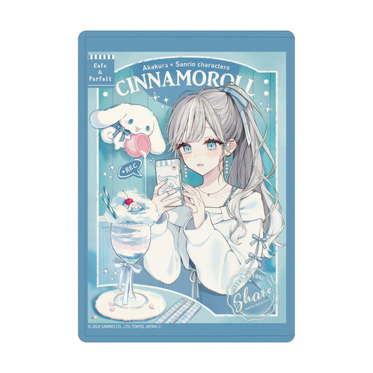 [CINNAMOROLL] "Akakura x Sanrio: Cafe & Parfait" Clear Chara Case - Rosey’s Kawaii Shop