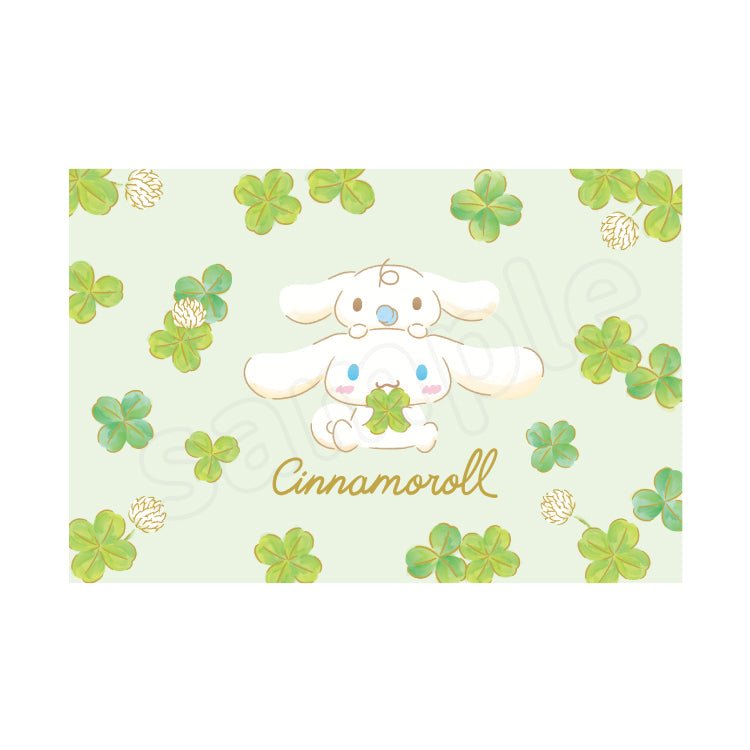 "Cinnamoroll & Baby Milk Clover" Postcard - Rosey’s Kawaii Shop