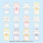 [CINNAMOROLL / DIE - CUT] "Sanrio 2026 Wall Calendar" - Rosey’s Kawaii Shop