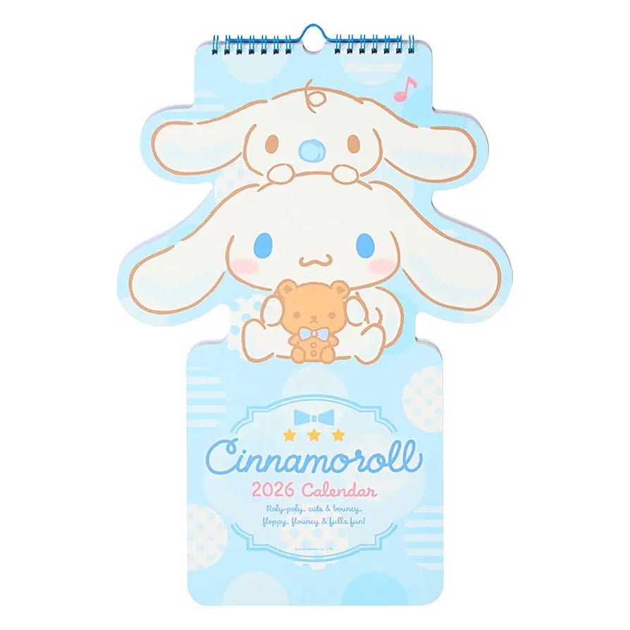 [CINNAMOROLL / DIE - CUT] "Sanrio 2026 Wall Calendar" - Rosey’s Kawaii Shop
